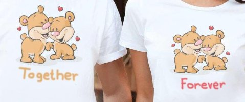 Tričko pro páry Teddylove