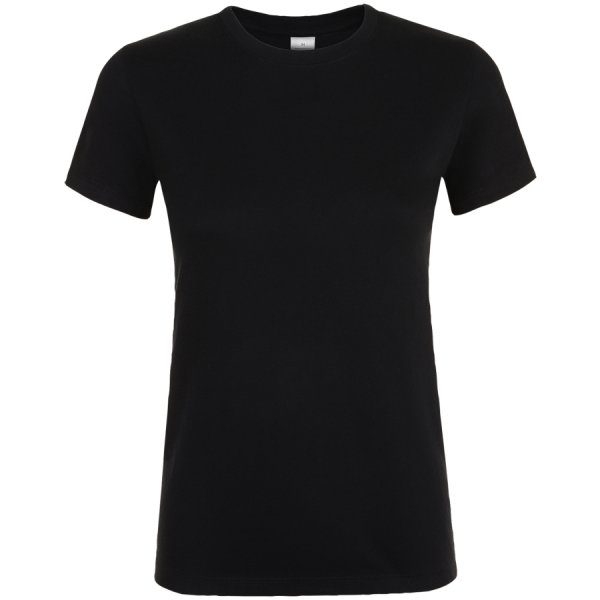 Bavlněné tričko krátký rukáv čierna