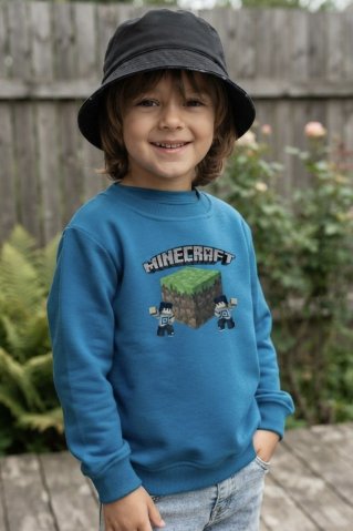 Minecraft mikina pre deti