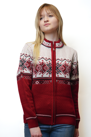 Damski norweski sweter IGORA-AZ