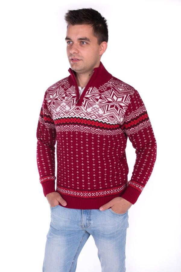 Topel norveški pulover s trojanskim ovratnikom Libor-Z