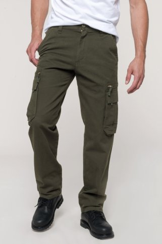 Elegantne hlače 44105 maslinaste