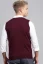 Pleteni glatki prsluk JVP2037BB bordo