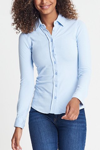 Cămașă cu mânecă lungă de damă SLSD047