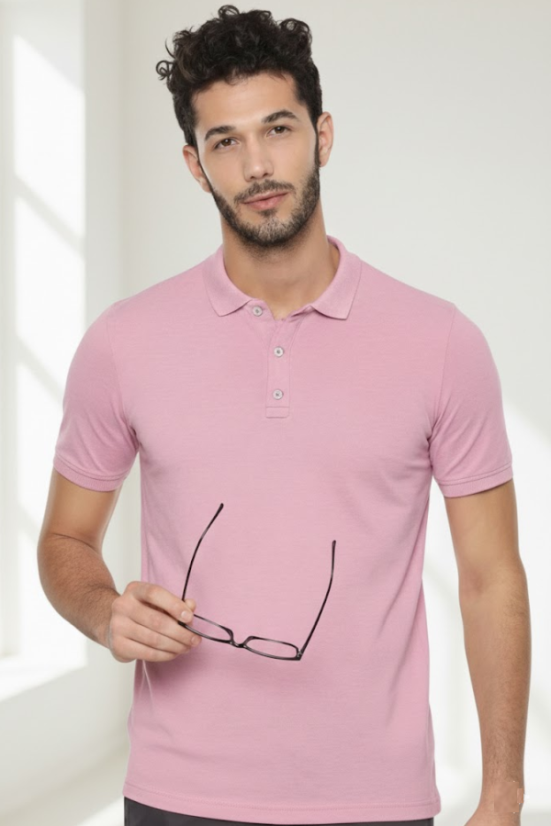 Polo elegant 44254 pele pink