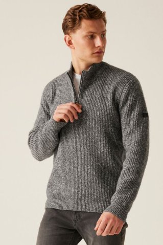 Férfi  kardigan 97673 grafit
