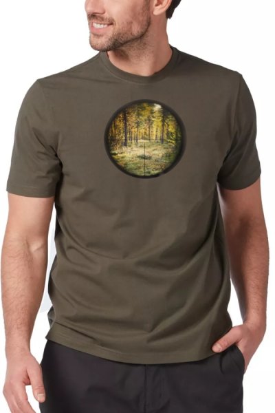 Tričko s potlačou pre poľovníkov Scope zelená