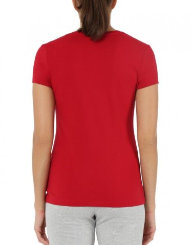 Women's short sleeve T-shirt red