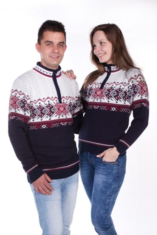 Pánsky nórsky sveter Igor-Z – tmavomodrý