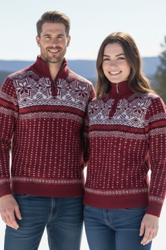 Muški norveški vuneni džemper Libor-Z borda