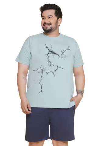 Men’s pajamas Quake – short sleeve, short pants