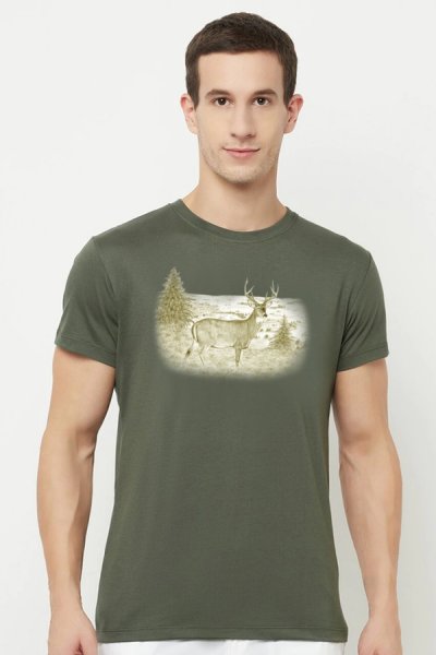 Tricou Deerluka verde