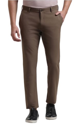 Eleganckie brązowe spodnie chino