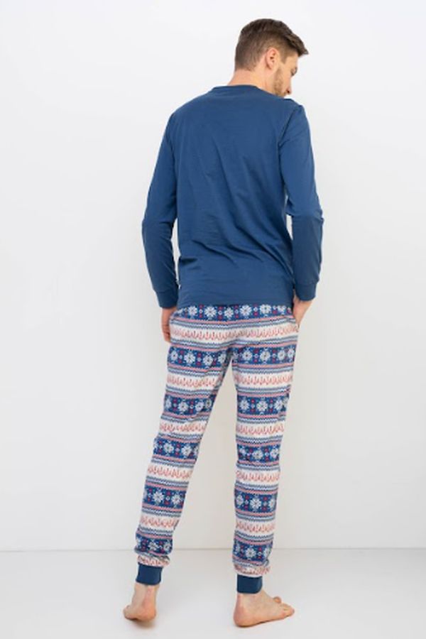 Férfi pizsama 31028 kék