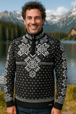 Pulóver Max-Z fekete