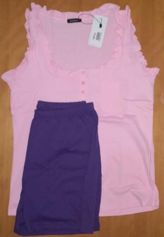 Piżama damska 210253X różowa