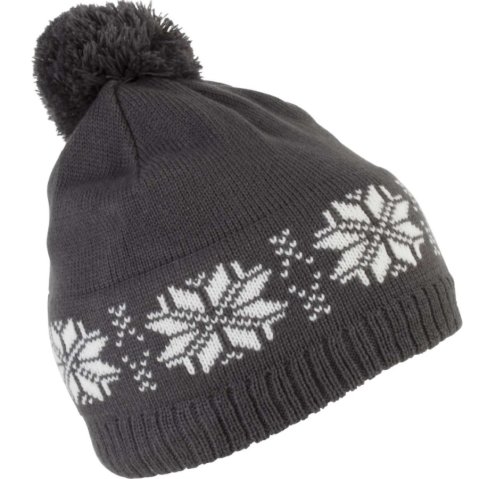 Pletena čepica 03540 grafit unisex