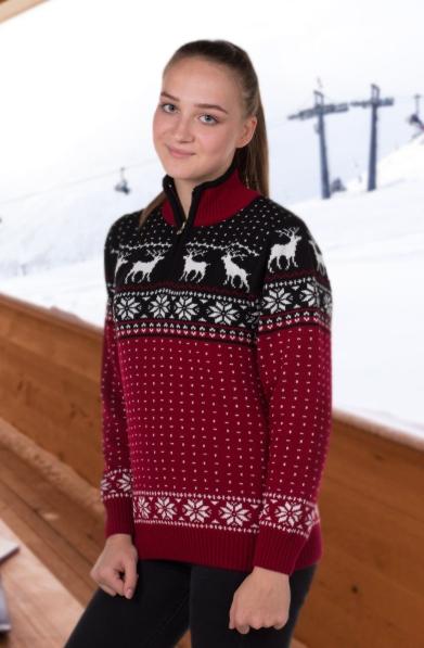Norveški pulover s trojanskim ovratnikom Marcela-Z