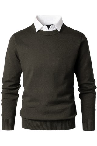 Pánsky pulóver grafit 3XL-6XL