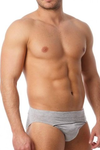 Slipy 32238X 92% bavlna - 8% elastan /2ks/ - sivá