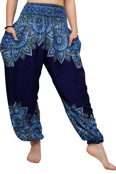 Kalhoty Aladinky Lina modrá