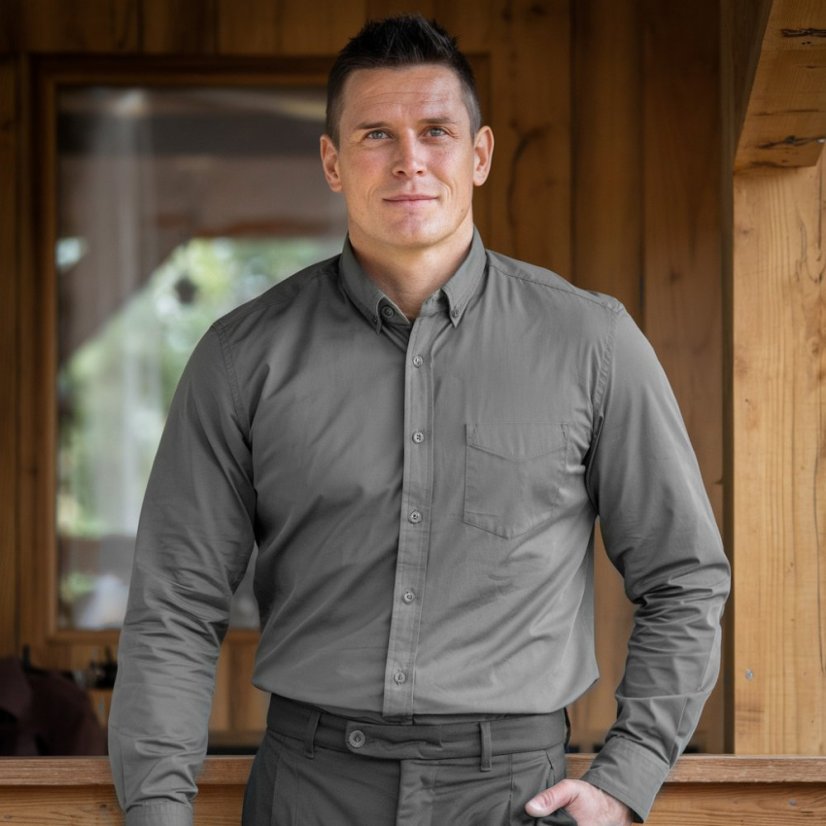 Muška košulja 3XL–6XL – tamnosiva