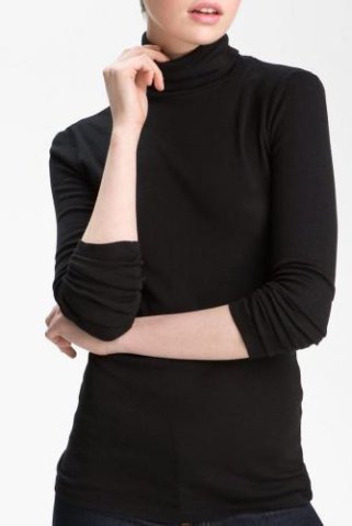 Tricou dama - turtleneck 26471X negru