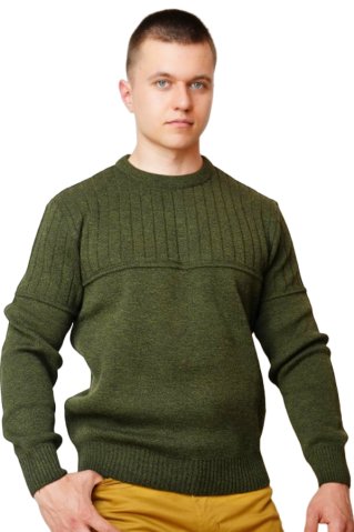 Pánsky poľovnícky sveter Lesnik z vlny Ewident
