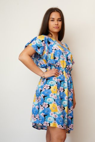 Dámske letné šaty JVPC5166 modra