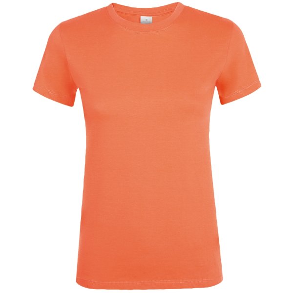 Bavlněné tričko krátký rukáv orange