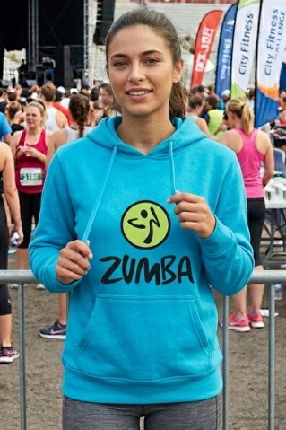 Mikina  Zumba tyrkys