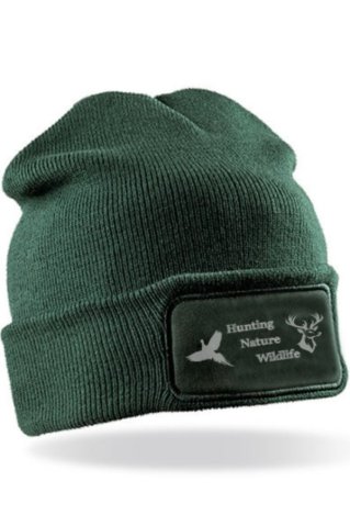 Knitted Hunting Hat Deerfest