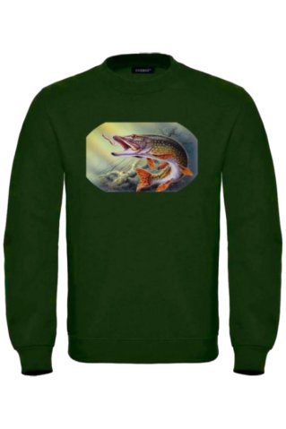 Pánska mikina pre rybárov Šťuka