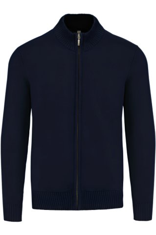 Sveter na dlhý zips modrá 44971 961 984