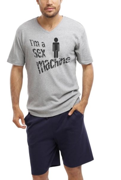 Moška pižama s kratkimi rokavi Sexmachine