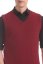 Glatki pleteni prsluk P2037BB bordo