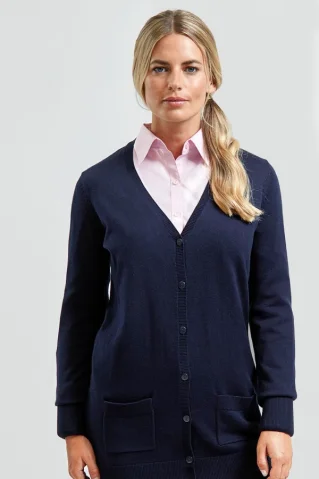 Damenstrickjacke 00698 Blau