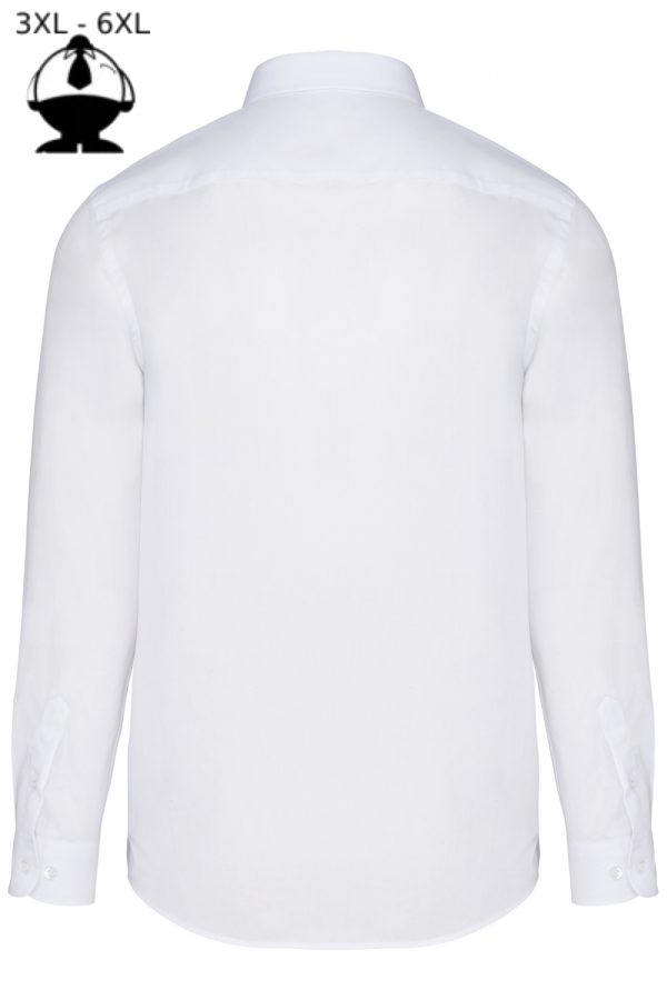 Pánska nadmerná košeľa 00200big biela