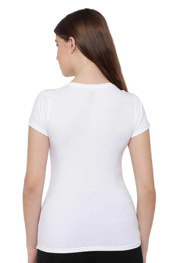 Bavlnené tričko krátky rukáv biela