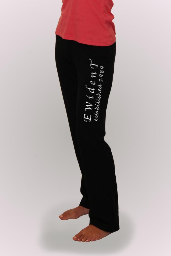 Pantaloni de trening dama cu imprimeu Ewident 1 26253T negru
