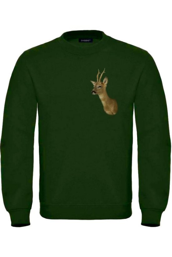 Muška lovačka majica Ewident s realističnim motivom srnjaka