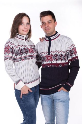 Pánsky nórsky sveter Igor-Z – tmavomodrý