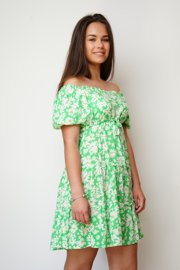 Dámské letné šaty JVPC5165 zelená