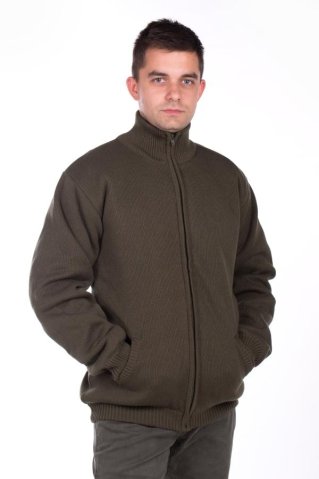 Popular hunting sweater-jacket with lining