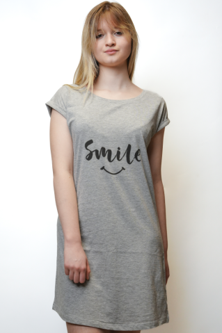 Spalna srajca iz džersija Smile