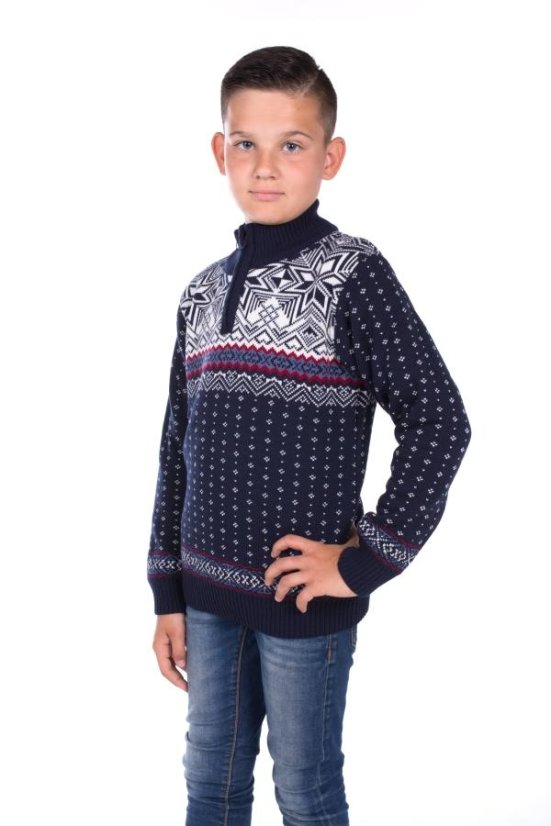 Dječji norveški džemper Libor-Z – bijela