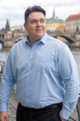 Pánska svetlomodrá košeľa – nadrozmerná 3XL–6XL
