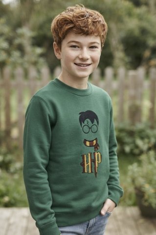Harry Potter zelená mikina pre deti