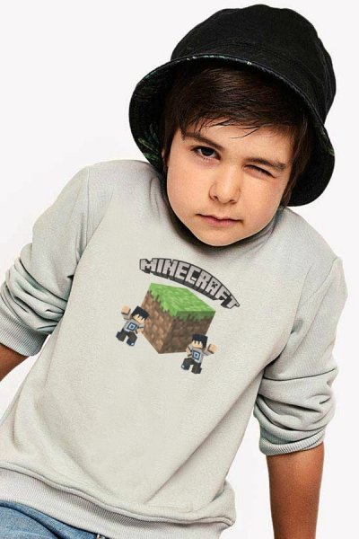 Gyermek pulóver 44475 Minecraftdab