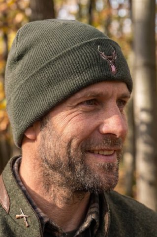 Knitted Hunting Hat Deer031